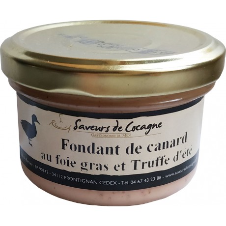 Fondant de canard au foie gras et truffe d'été 80g