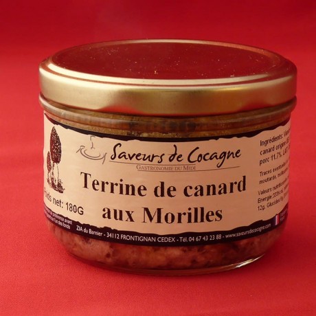 Terrine de canard aux morilles 180g