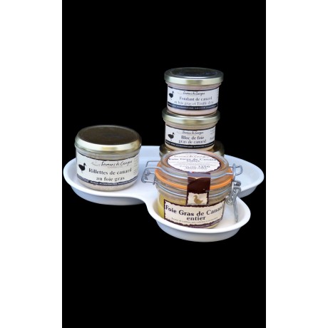 Assiette festive foie gras 130g