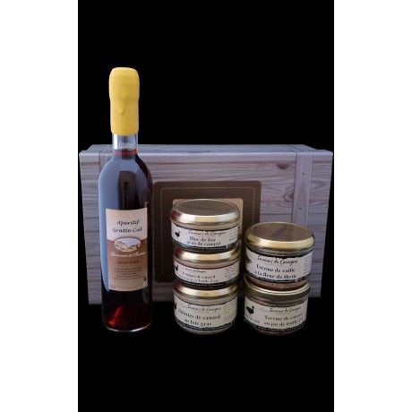 Coffret authentique terrines et apéritif Gratte-Cul