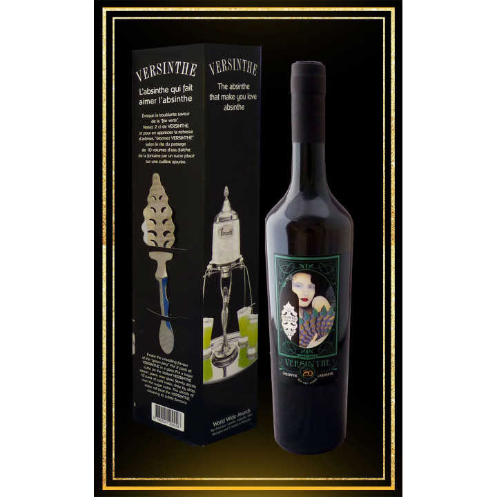 Coffret cadeau Fée Verte Versinthe édition 20 ans 70cl