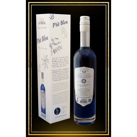 Coffret cadeau Pastis des "Calanques" P'tit Bleu 70 cl