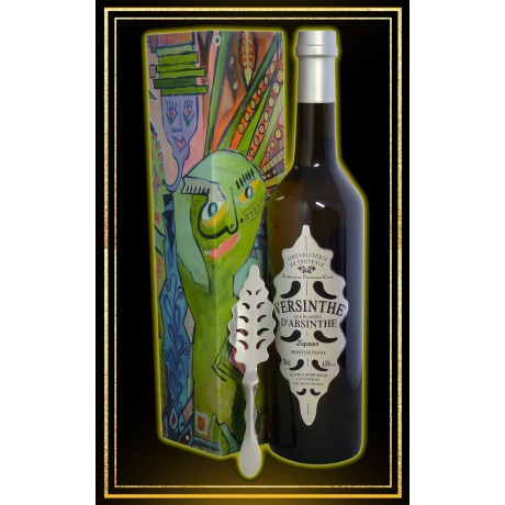 Coffret cadeau Absinthe "Héliquadrisme" Versinthe 70cl