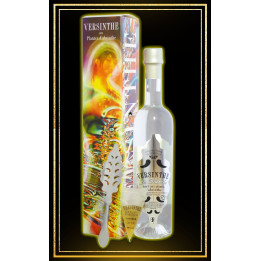 Coffret cadeau Absinthe "Fée verte" La Blanche de Versinthe 50cl