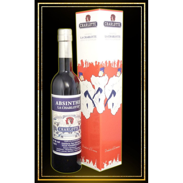 Coffret cadeau Absinthe Charlotte 50cl