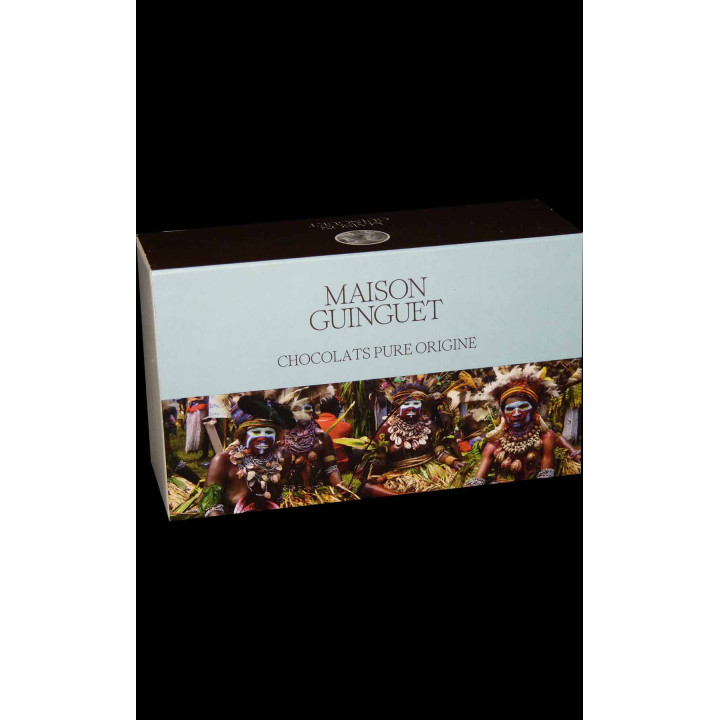 Tablette rectangulaire de chocolat noir Papouasie Nouvelle-Guinée 73% cacao - 100g