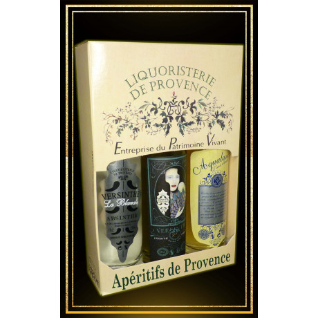 Coffret cadeau Aqualanca Versinthe et Blanche de Versinthe 3x10cl