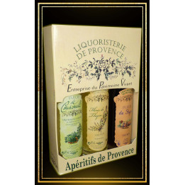 Coffret 3 liqueurs de Provence 3x10cl