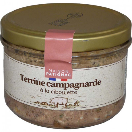 Terrine campagnarde à la ciboulette 180g