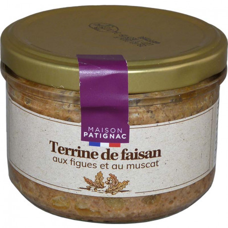 Terrine de faisan aux figues et au muscat 180g