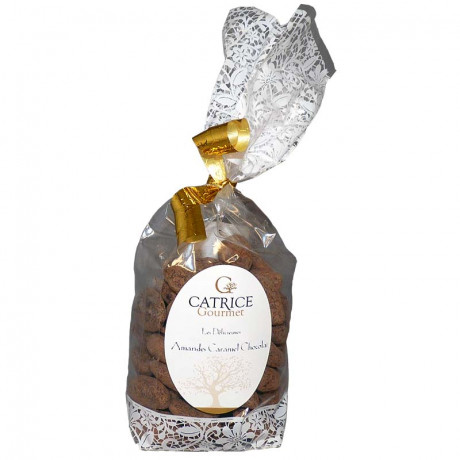 Amandes caramel chocolat 150g