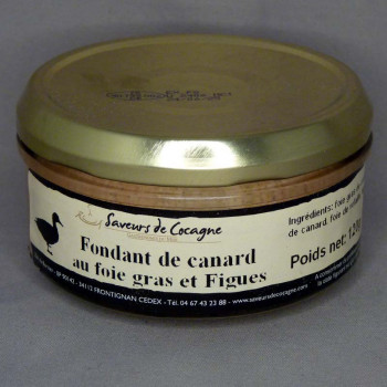 Fondant de canard au foie gras et truffe d'été 130g