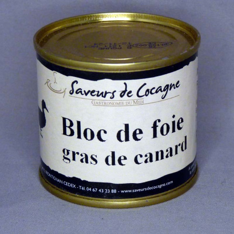 Bloc de foie gras de canard 100g