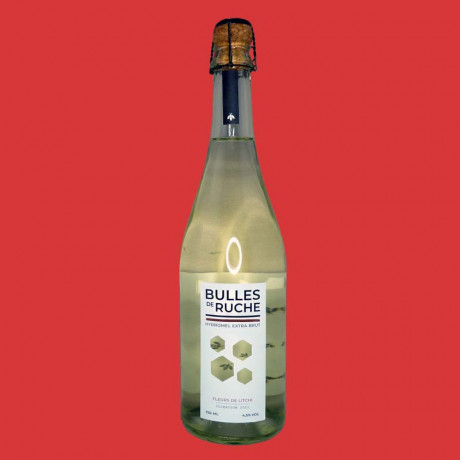 Hydromel pétillant extra brut Fleurs de litchi 75cl 4,5% Vol