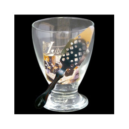 Lot verre et cuillère à absinthe Libertine