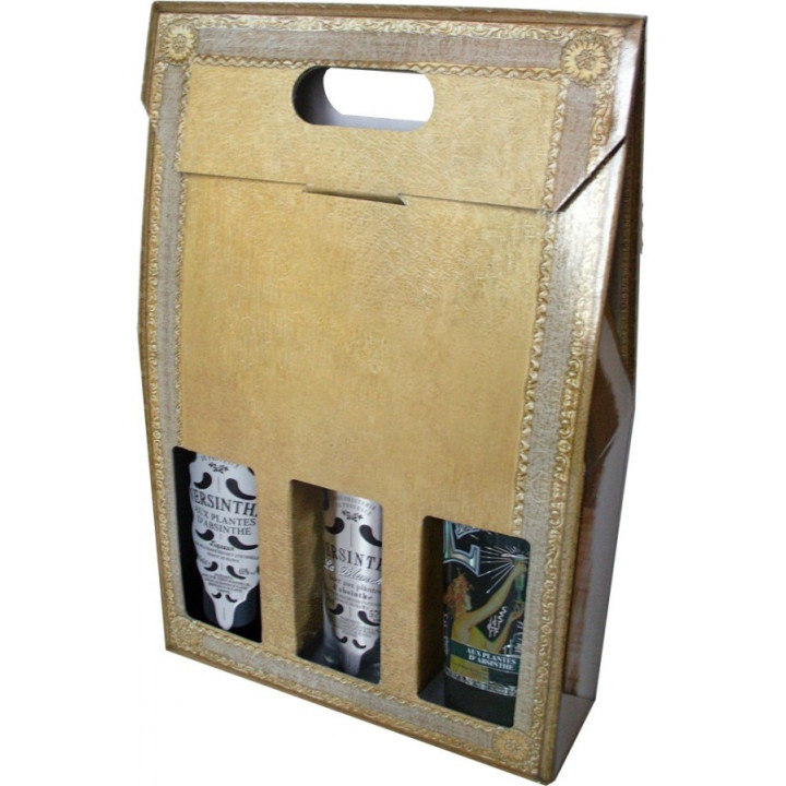 Coffret Les 3 Absinthes Versinthe, La Blanche et la Verte