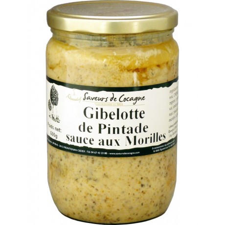 Gibelotte de pintade sauce aux morilles 600g