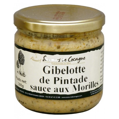 Gibelotte de pintade sauce aux morilles 300g