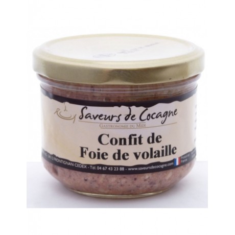 Confit de foie de volaille 180g