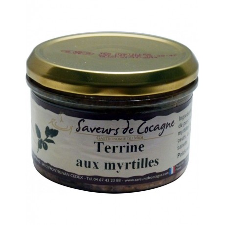 Terrine aux myrtilles 180g