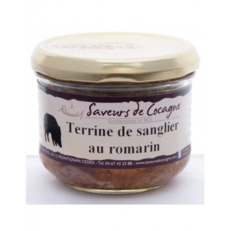 Terrine de sanglier au romarin 180g