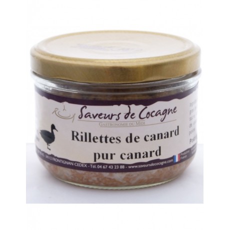 Rillettes de canard pur canard 180g