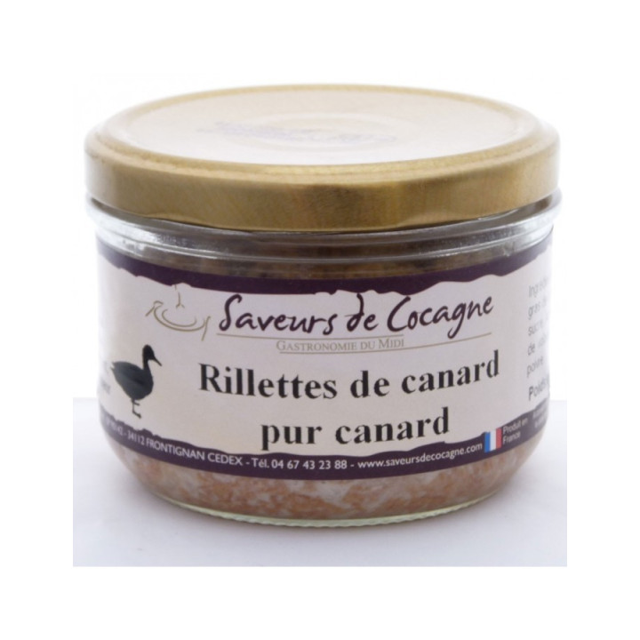 Rillettes de canard pur canard 180g