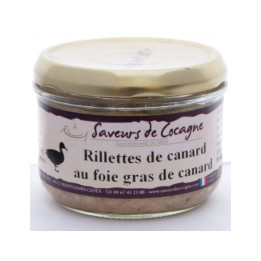 Rillettes au foie gras 180g