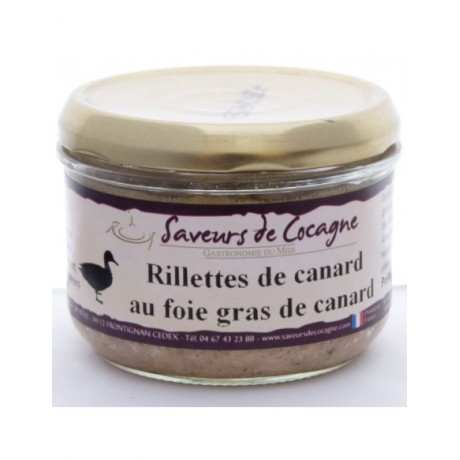 Rillettes au foie gras 180g