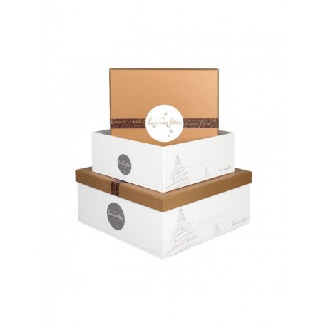 Coffret carré Bonnes Fêtes MM