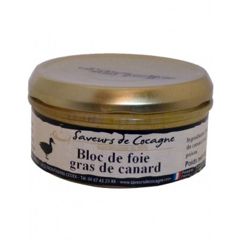 Bloc de foie gras de canard en verrine 130g