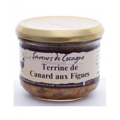 Terrine de canard aux figues 180g