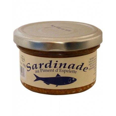 Sardinade au piment d'espelette 90g