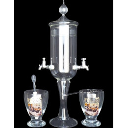 Service petite Fontaine à absinthe 2 robinets Libertine
