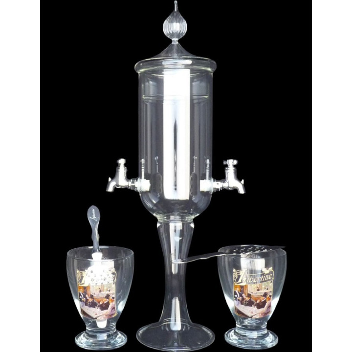 Service petite Fontaine à absinthe 2 robinets Libertine